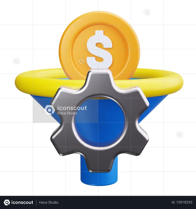 Conversão financeira  3D Icon