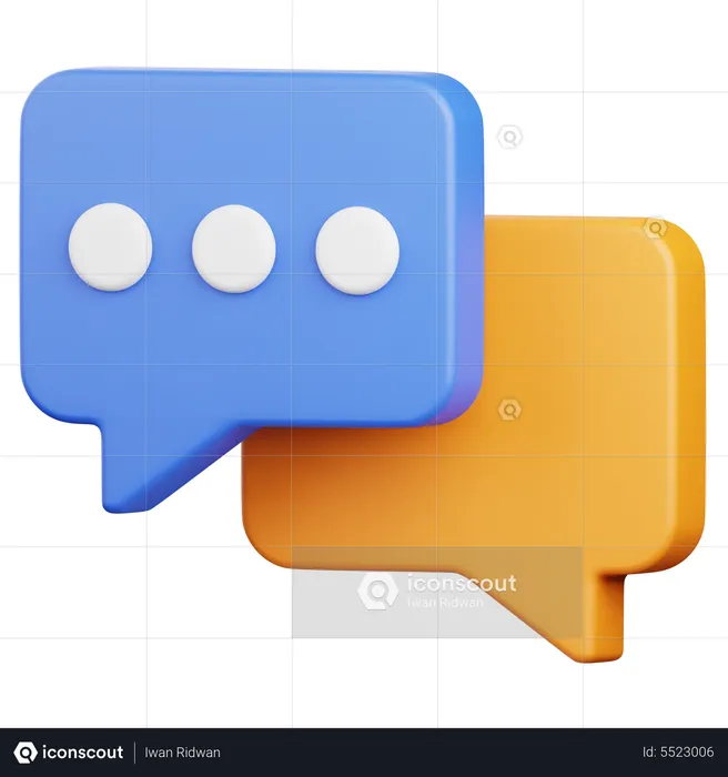 Conversation  3D Icon