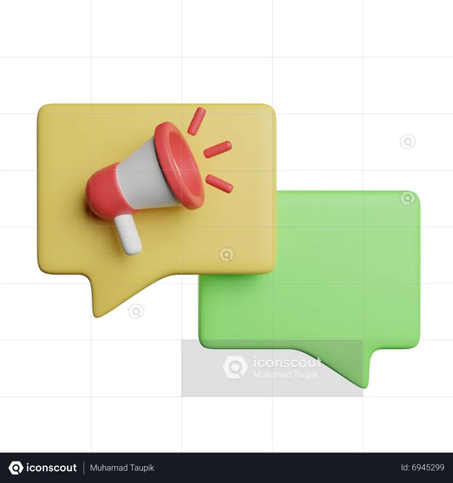 Conversation  3D Icon