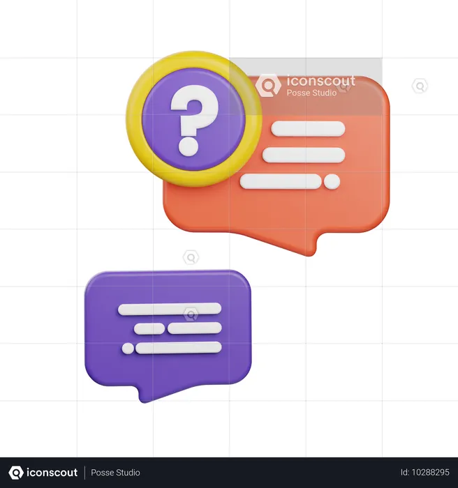 Conversation  3D Icon