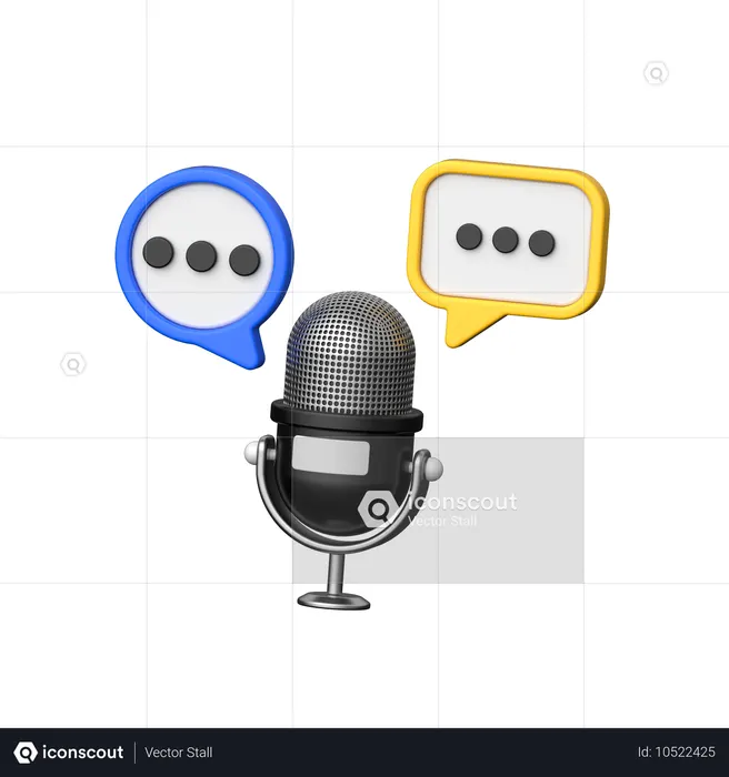 Conversation  3D Icon