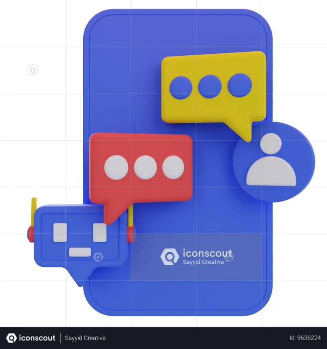 Conversation  3D Icon