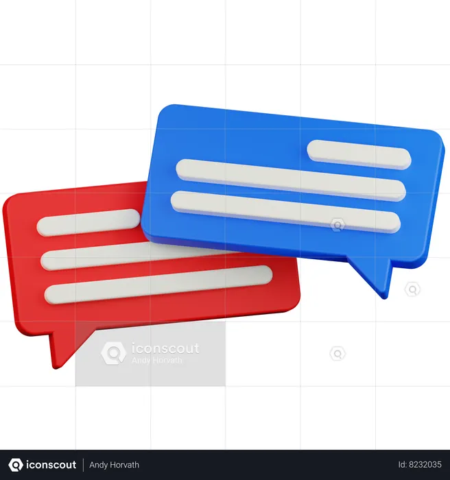 Conversation  3D Icon