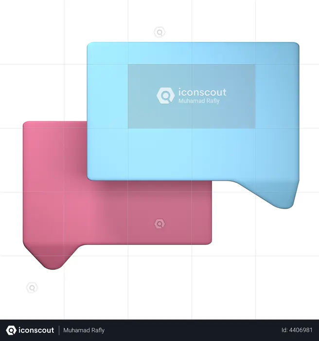 Conversation  3D Icon