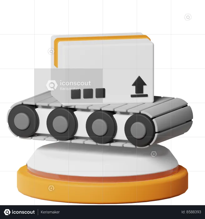 Conveyor  3D Icon