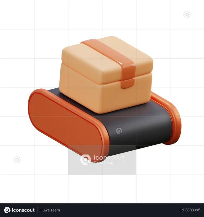 Conveyor Belt  3D Icon