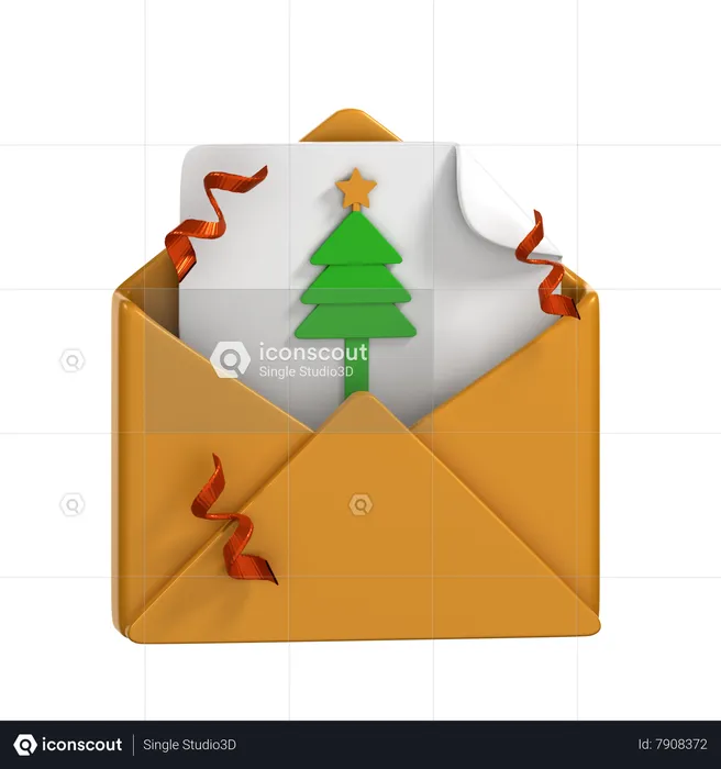 Convite de Natal  3D Icon