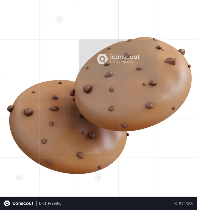 Cookie  3D Icon
