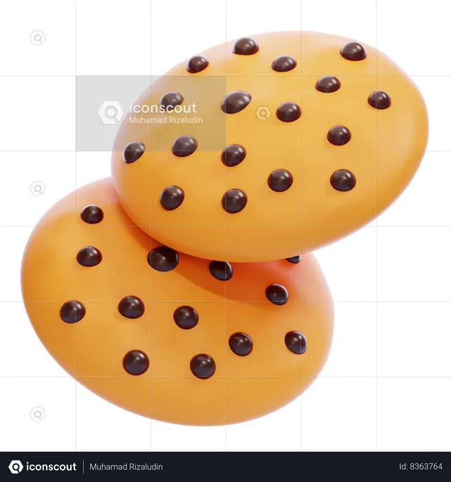 COOKIE  3D Icon