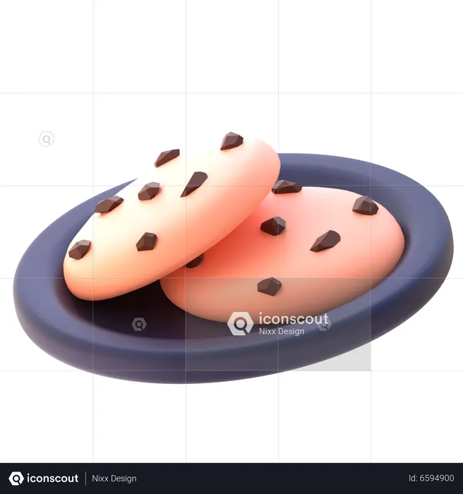 Cookie  3D Icon