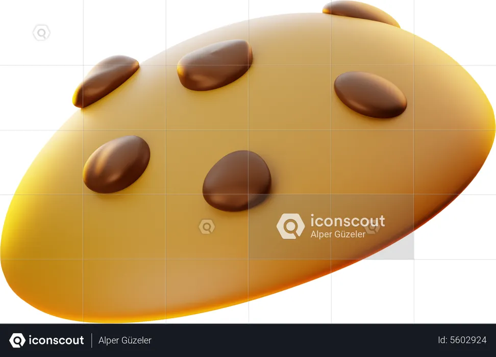 Cookie  3D Icon