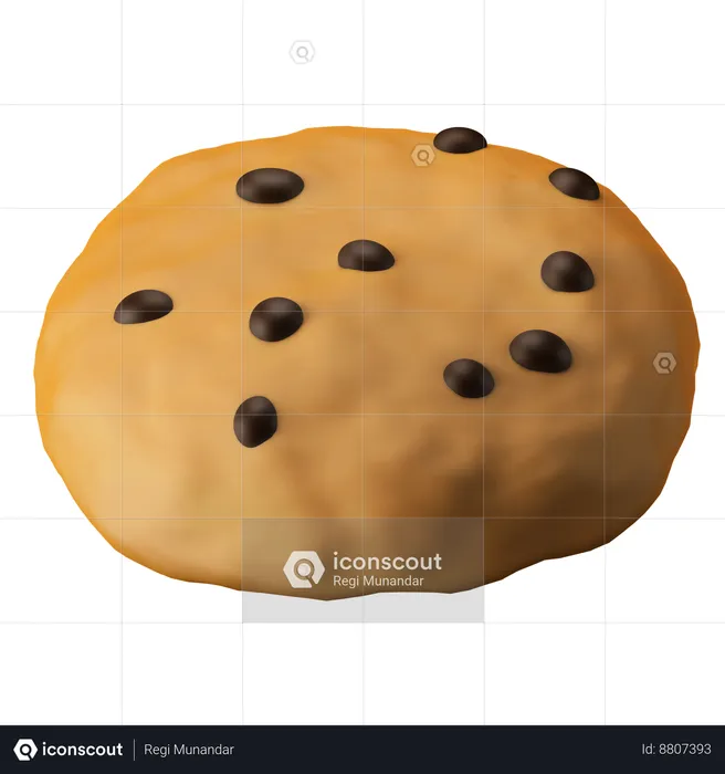 Cookie Chip  3D Icon