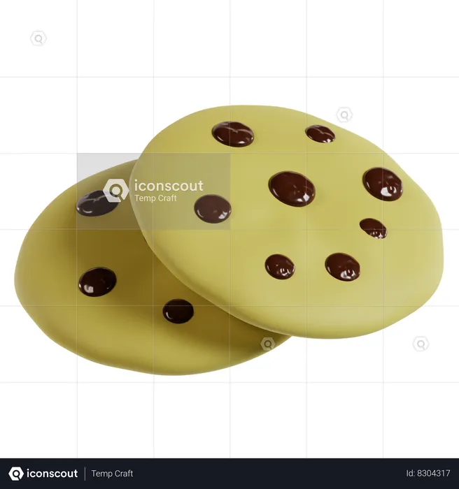 Biscuits  3D Icon