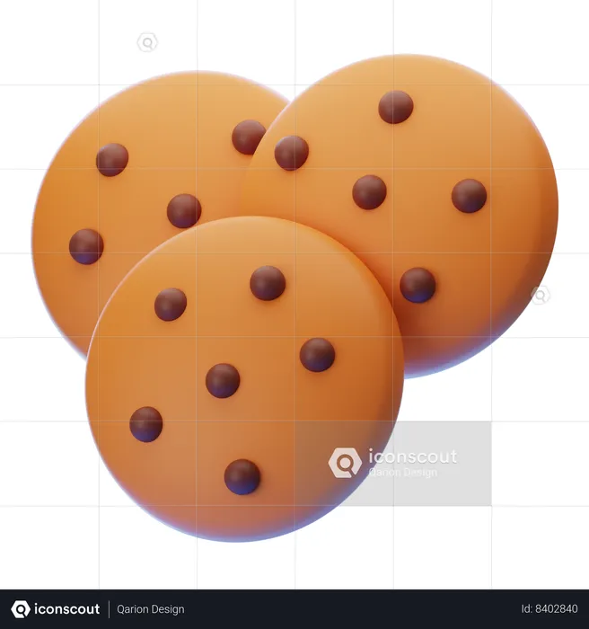 Biscuits  3D Icon