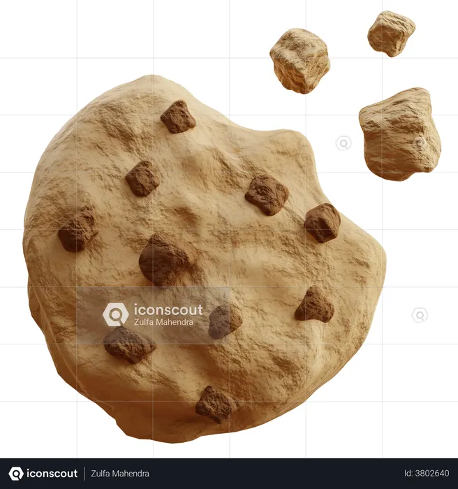 Cookies  3D Icon