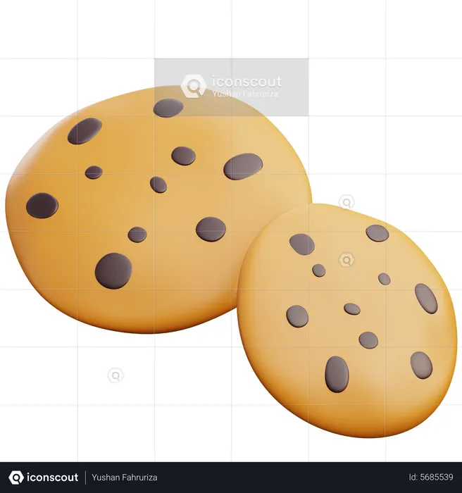 Cookies  3D Icon