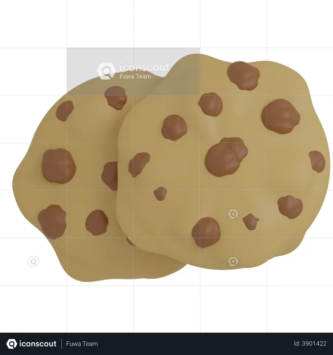 Cookies  3D Illustration