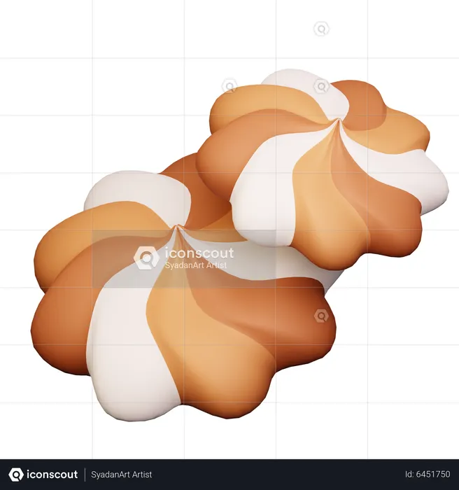 Biscuits  3D Icon