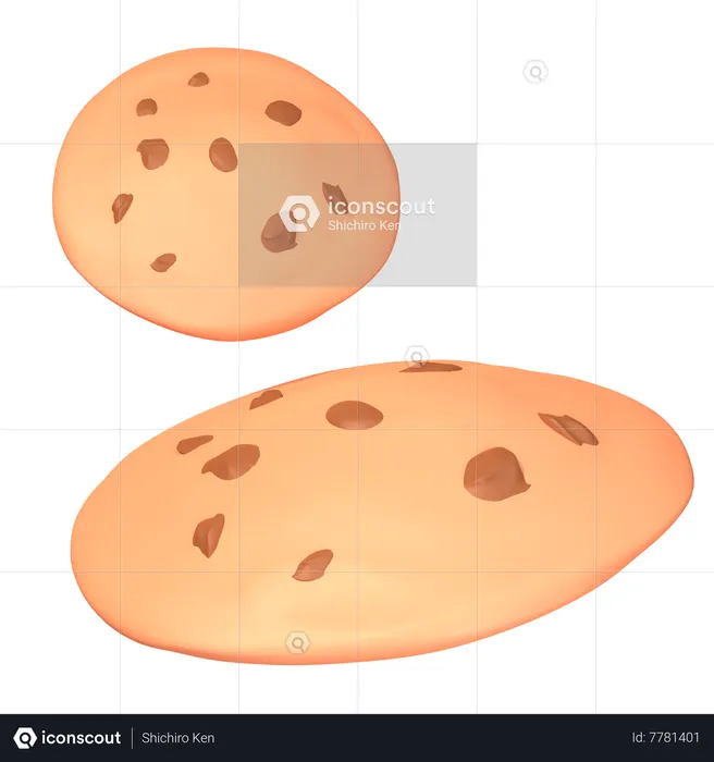 Biscuits  3D Icon