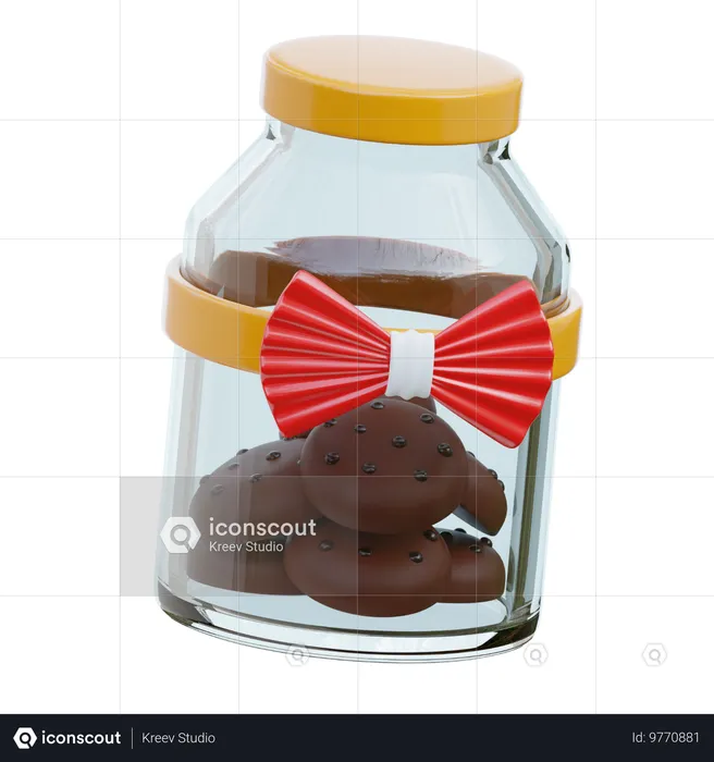 Cookies Jar  3D Icon