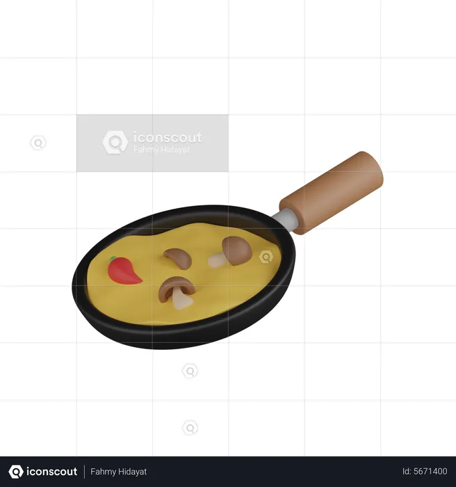 Cooking Food  3D Icon