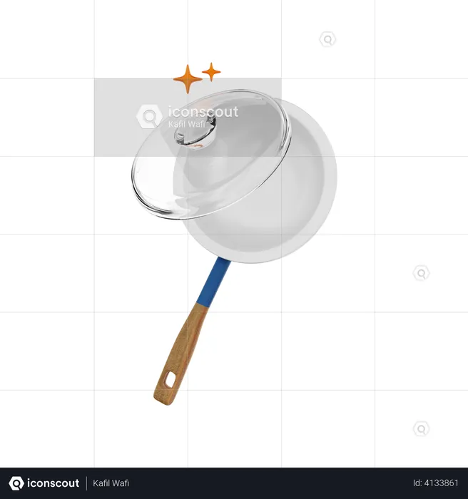 Cooking Pan  3D Illustration
