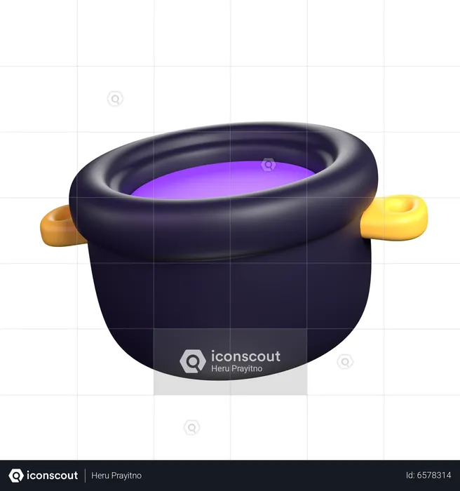 Cooking Pot  3D Icon