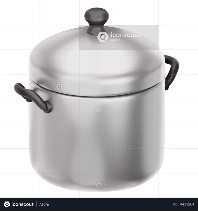 Cooking Pot  3D Icon