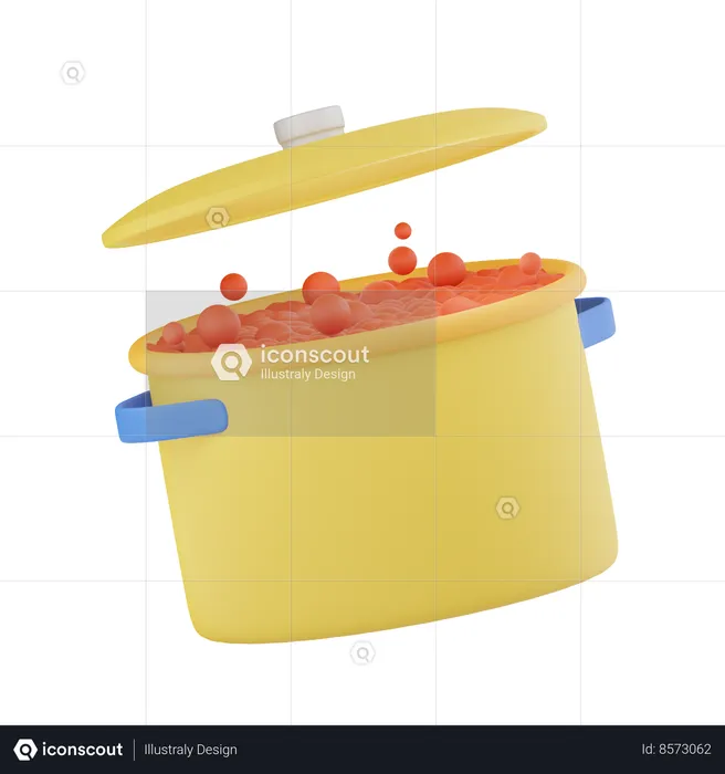 Cooking Pot  3D Icon