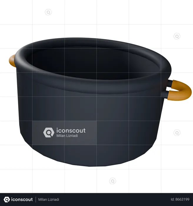 Cooking Pot  3D Icon