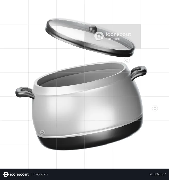 Cooking Pot  3D Icon