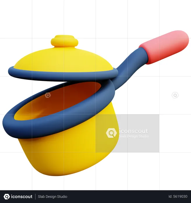 Cooking Pot  3D Icon