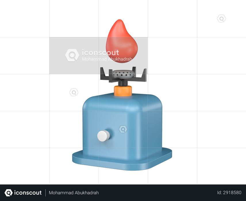 Cooking Stove 3D Illustration