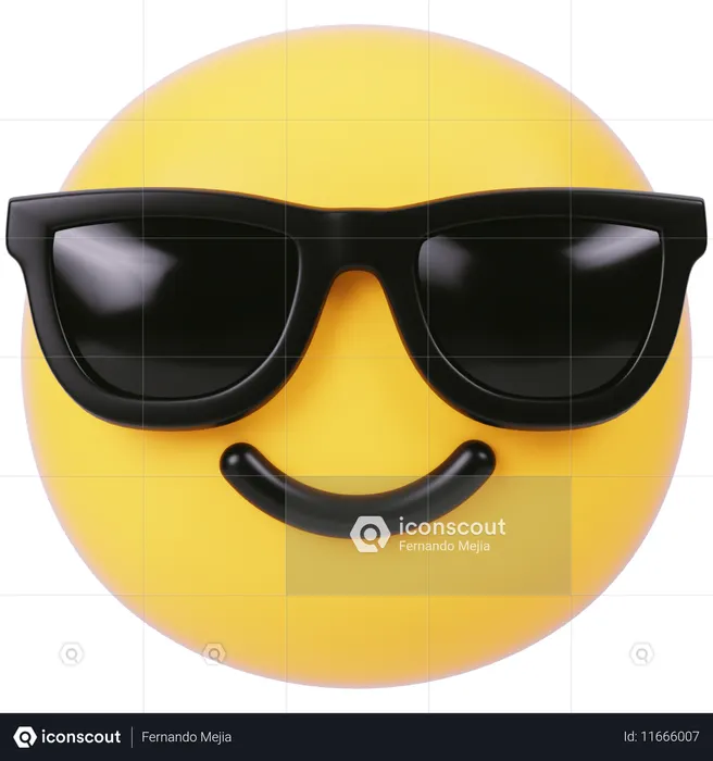 Cool Emoji 3D Icon