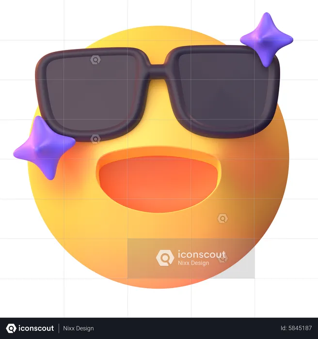 Cool Emoji 3D Icon