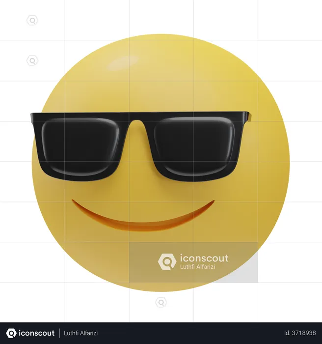 Cool Emoji 3D Illustration