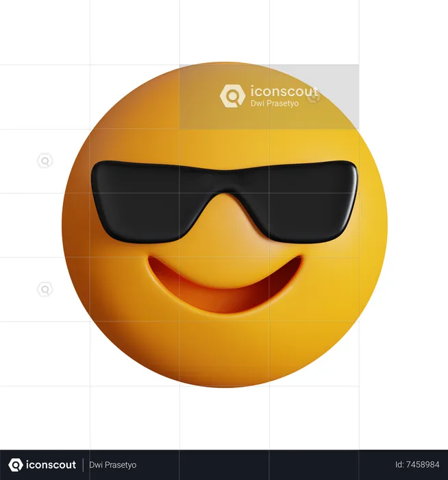 Cool Emoji 3D Icon