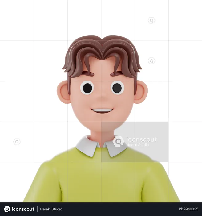 Cool Boy  3D Icon