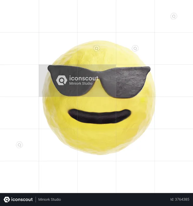 Cool Emoji Logo 3D Logo