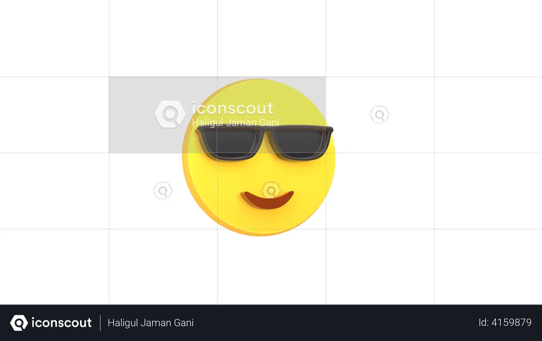 Cool Emoji Emoji 3D Icon