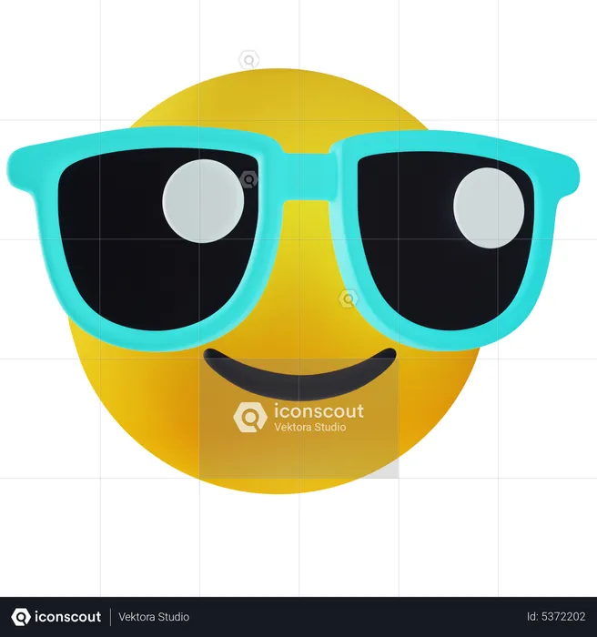 Cool Emoji Emoji 3D Icon