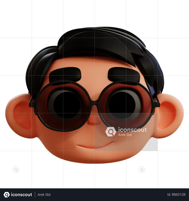 Emoji genial d Emoji 3D Icon