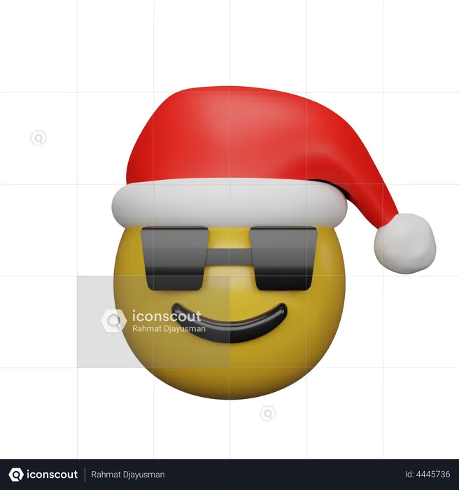 Cool Face Emoji Emoji 3D Illustration