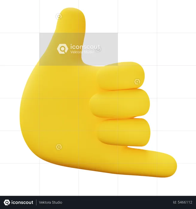 Cool Sign Emoji  3D Icon