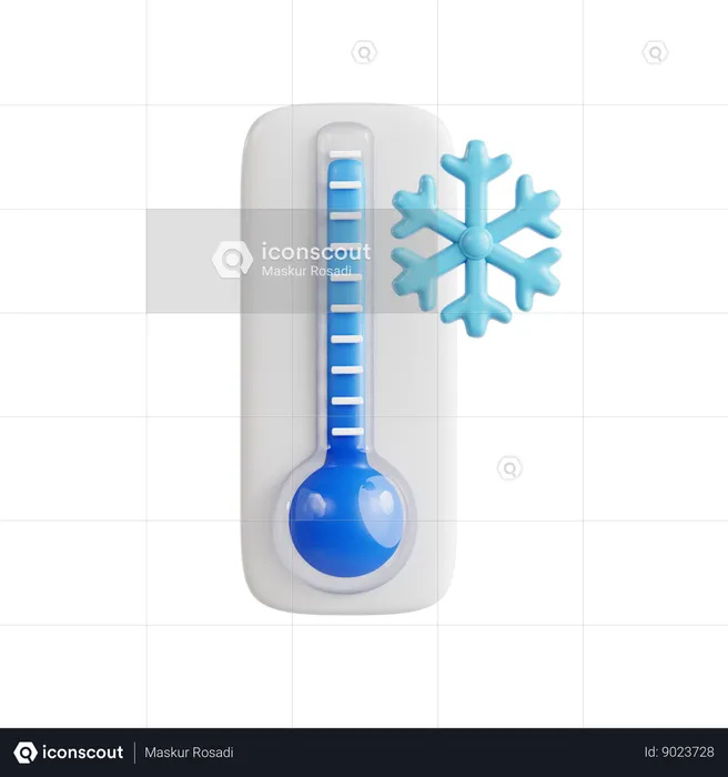 Cool Thermometer  3D Icon