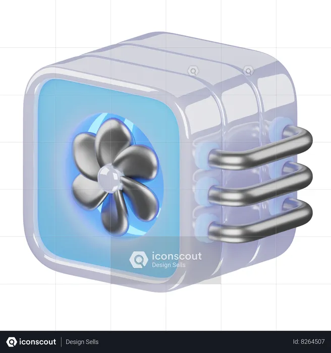 Cooler  3D Icon
