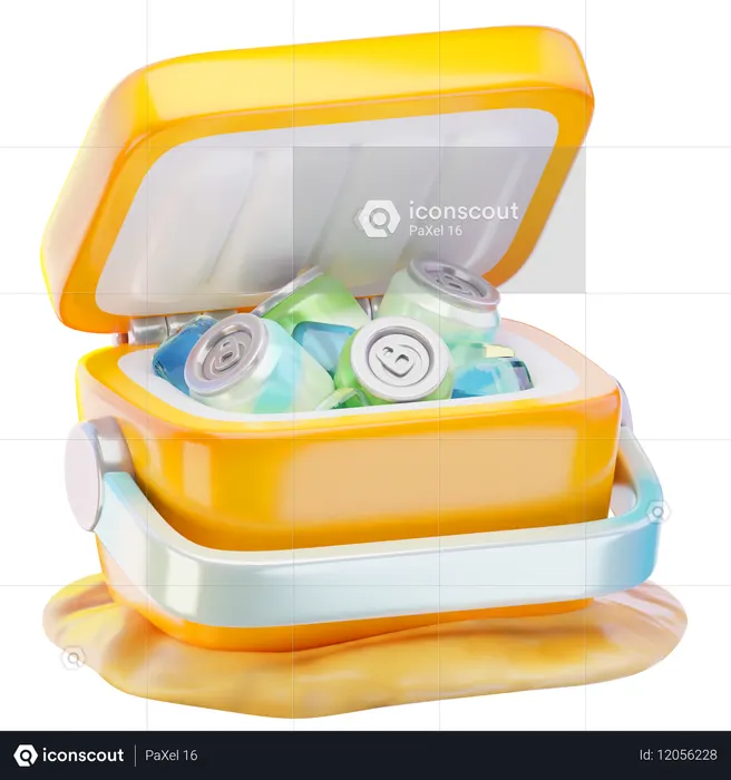 Cooler Box  3D Icon