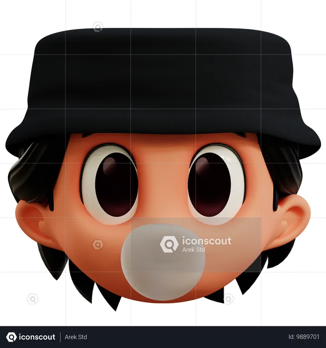 Cooler Junge Emoji Emoji 3D Icon