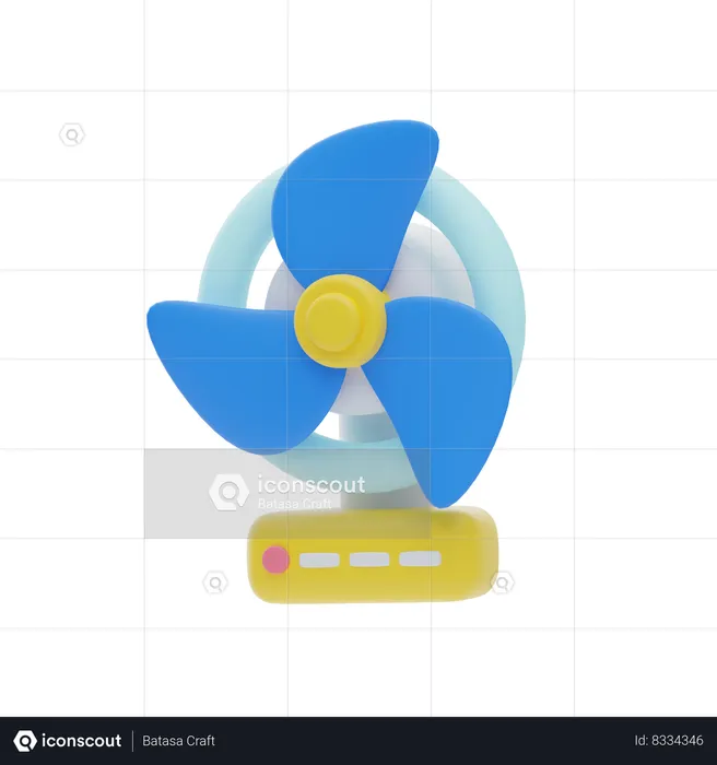 Cooling Fan  3D Icon