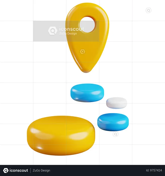 Coordonner  3D Icon